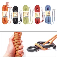HILABEE 12mm Static Outdoor Rock Climbing Rope Static Rope Escape Rope Parachute Rope