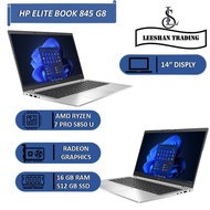 HP EliteBook 845 G8 Laptop | 14" Display | AMD R7 Pro 5850U | 16GB RAM | 512GB | SSD Windows 11 Offi