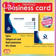 [PER ARTWORK] Business card | Kad Nama | Thank You card | Gift Kad | Voucher Kad Printing