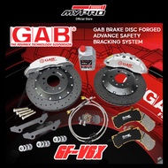 GAB Forged Brake Caliper Kit 340MM 370MM GF-V6x For 18inch or 19inch rim