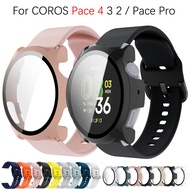 Sport Band + Glass Case For COROS Pace 4 / Coros Pace 3 2 / Coros Pace Pro Smart Watch silicone Stra