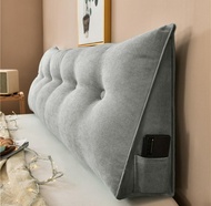 懶人沙發床上背墊全新床頭靠墊大靠背簡約床墊護腰咕𠱸 cushion bed pad big pillow 枕頭 包送貨