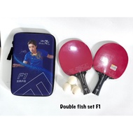 Ping Pong Bat/ Ping Pong Bat Double Fish Set F1