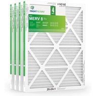 20x24x1 Air Filter 4 Pack, MERV 8 Pleated Dust Defense Air Filters Replacement Air Conditioner HVAC 