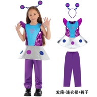 halloween costume for kids halloween costume for kids boy 万圣节儿童服装 外星人太空宇航员cos服 智能AI未来科技感演出服