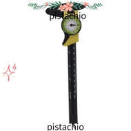 PISTACHIO Dial Vernier Caliper, ±0.02 Accuracy 0-150mm Vernier Measure Tool, Fast Precise Plastic Ye
