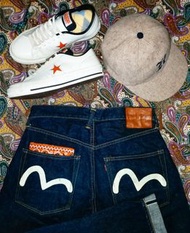 Evisu NO 2 2001 classic indigo Denim 30"腰圍🇯🇵日本製