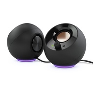Creative Pebble SE Minimalist 2.0 USB-C Powered PC Speakers with RGB Lighting, 3.5 mm AUX-in, Up to