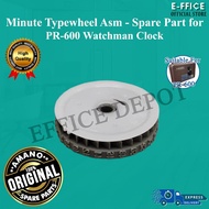 Effice Depot - Minute Typewheel Asm for AMANO PR-600 Watchman Clock Spare Part [100% Original Spare 