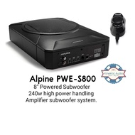 Alpine PWE-S800 -8-INCH (20CM) POWERED SUBWOOFER/ Alpine PWE-S8-Compact Powered 8" Subwoofer System