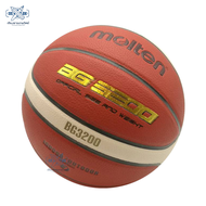 ลูกบาสเกตบอล Indoor/Outdoor หนัง PU Molten รุ่น BG3200 ป้ายทอง