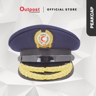 Outpost Peak Cap Officer Double Layer Bulan Sabit Merah Malaysia (BSMM) / PBSM