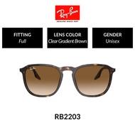 Ray-Ban  False - RB2203F 902/51 |Full Fitting Sunglasses | Size 55mm