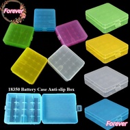 FOREVER 18650 Battery Box, 4 AA AA Coloful Battery ,  Anti-slip Plastic Rechargeable Battery Contain