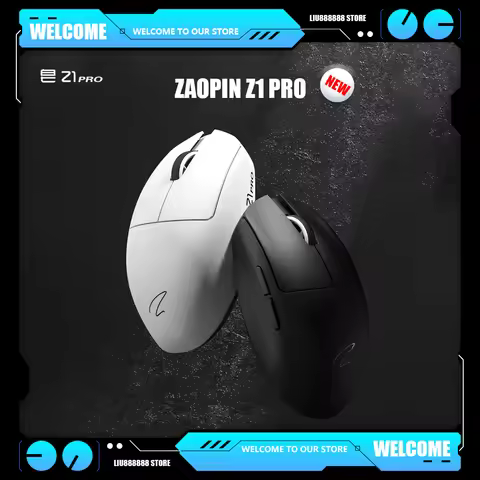 Zaopin Z1 Pro 500ma Micro Rechargeable 2.4G Wireless Mouse RGB Dual Mode Mini Mice Paw3395 Gaming 20