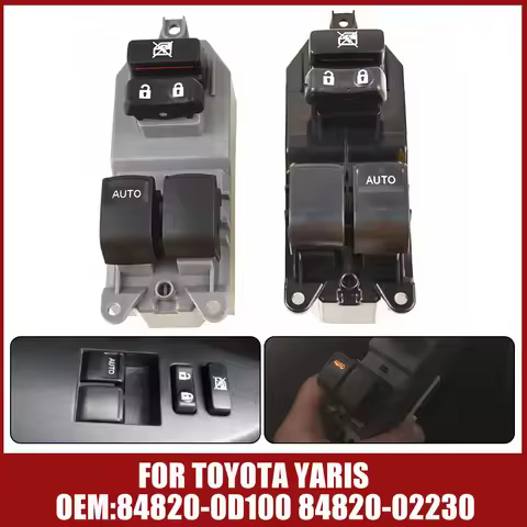 Electric Power Master Window Control Switch Lift Button For Toyota Auris Yaris Rav4 Corolla Camry Hi