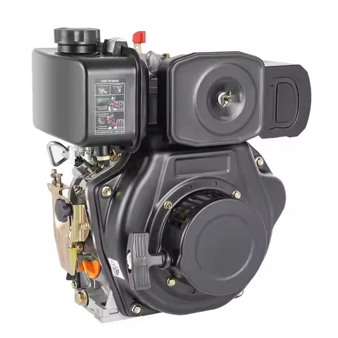 4 Stroke Diesel Engine, 247cc 5HP,4.05KW, Single Cylinder Air Cooling Direct Injection Motor, for Wa