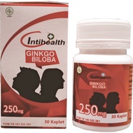 Intihealth GINGKO BILOBA 250mg Contents 30caplets