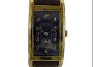 [專業] 石英錶 [TITUS 315695] 鐵達時長方形表[黑色面+小秒針] 時尚/古董/軍錶[新品]