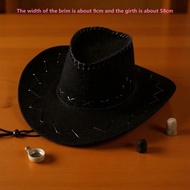 Fashion Cowboy Hat Cosplay Topi Cowboy Hat Fashion Suede Looking Cowboy HatsAccessories