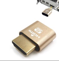 顯卡欺騙器HDMI假負載dummy plug虛擬顯示器4K模擬EDID headless