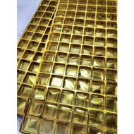 Gold Tray 140holes/bekas cheese tart (Muat Tart Shell 4.5cm)/Chocolate Tray