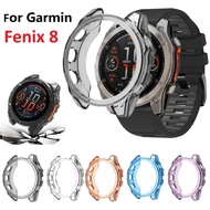 Soft TPU Protector Frame For Garmin fenix 8 Case  43mm 47mm 51mm Smart watch Garmin fenix 8 Cover pr