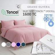 TENCEL™ Fitted Bedsheet Set – Pink | 1600TC | Cooling & Skin-Friendly Bedding