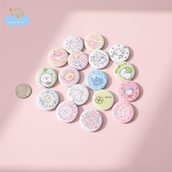 [LI] 6PCS Kawaii Cartoon Mini Button Badge Brooch Pins for Girls Kids Retro Style Decorative Gift fo
