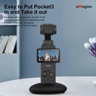 For DJI Osmo Pocket 3 Anti Slip Base Car Sports Camera Accessories For DJI Osmo Pocket 3 Silicone Ba