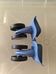 AMERICAN TOURISTER curio Soundbox  ANTLER new luggage wheels, 1 pair of 2 wheels, 100% NEW blue 360 