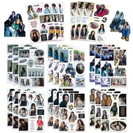 8Girl Group Stickers High-Value Aesthetic Photos and Photoshoots Peripheral Stickers Journal Cards Z
