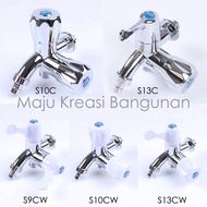 New Shower Branch Faucet Double PVC Chrome FaucetSOLIGEN S10C S13C S9CW S10CW S13CW S9 S10 S13 CW