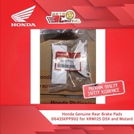 Honda Rear Brake Pads 06435KPP902 for XRM125 DSX and Motard