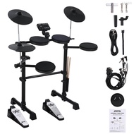 Electric Drum Set 8 Piece Electronic Drum Kit for Adult Beginner with 144 Sounds Hi-Hat Pedals and USB MIDI Connection Holiday Birthday Gifts