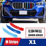 3pcs Car Racing Grille Strip Trim Clip M Accessories For BMW X1 E84 F48 F49 U11