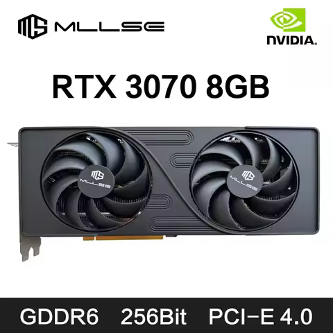 MLLSE NVIDIA RTX3070 8GB Graphics Card GPU GDDR6 256-bit 8nm Game supportDesktop CPU Video Card rtx 