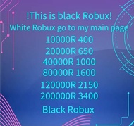 黑色Robux 遊戲點數
