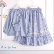 Latest Children's Gamis 2024 Girls 7 8 Years Age 9 0 2 6 Set Hijab Muslim Clothes 3 Girls Longdress 