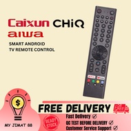 【READY STOCK】CAIXUN CHIQ AIWA SMART ANDROID TV REMOTE CONTROL EC-43S1A(IR) U58H7S U58H7A U50H7S AW-L