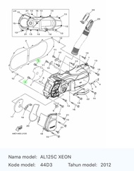 Baut Topi Dudukan Plat Seng CVT 95022-06010 Xeon Old