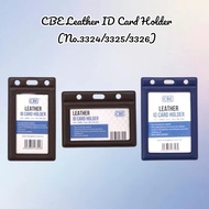 【Ready Stock】CBE Leather ID Card Holder (No.3324/3325/3326)
