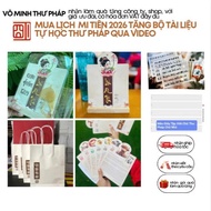 MINH CALLIGRAPHY Desk Calendar 2026 Selection of 55 Deep Lectures in Mi Tien Questions and Answers 1