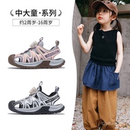 Hollow Mongolian Boys Sandals Wading Girls 2025 Breathable Water Shoes Creek Children Luo Tracking S