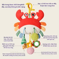 Crab Lalale Crib Bell Baby Toy Stroller Pendant Toy Soothing 0-6 Months Baby Toy