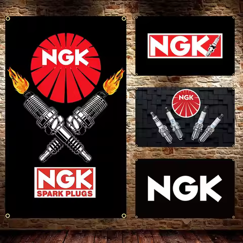 NGKS Flag Polyester Printed Racing Car 60x90cm/90x150cm Banner for Decorations Car Enthusiast Flag G