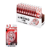 Tombow Pencil Correction Tape 5mm MONO MONO YX (Stable Flat Body) Refill Type 12m 10 pcs CT-YX5-10P