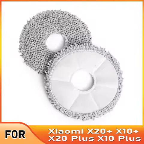 Mop Cloth Compatible For Xiaomi Robot Vacuum X20+, X10+/X20 Plus, X10 Plus For Roborock P10/P10S/P10
