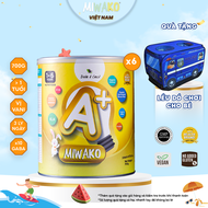 Combo 6 Hộp Sữa Hạt Hữu Cơ Miwako A+ 700g Vị Vani Nhập Khẩu Chính Hãng Malaysia Cho Bé Từ 1 Tuổi - M