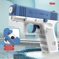 (HOT MODEL) Outdoor glock Water Spray Gun Toy as a Birthday Gift for Children, mini Water Gun for Ch